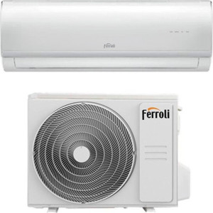 ferroli 2cp001kf + 2cp001of Climatizzatore Inverter Monosplit 24000 Btu Condizionatore Con Pompa Di Calore Classe A++/a+ Wi-Fi (Unità Interna + Unità