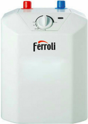 ferroli Grwdxasa Scaldabagno Elettrico 5 Litri Scaldino Scaldacqua Ad Accumulo Sottolavello - Grwdxasa Novo 5s