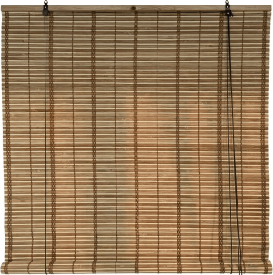 folk 120h250m Tenda Da Sole Da Esterno / Interno A Caduta Avvolgibile Persiana In Midollino 120xh250 Cm Colore Marrone