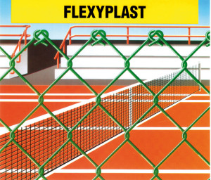 frigerio Flexyplast Rete Per Recinzione Filo Zincato Rivestito Pvc Maglie 50x50 Mm Ø Filo 2,50 Mm H 200 Cm Lunghezza 25 Mt - Flexyplast