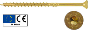 friulsider 07310d0816000 Viti Portanti Per Legno Tsp Torx Mm 8x160 Pezzi 50 - 07310d0816000