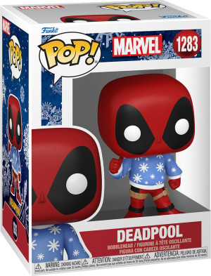 funko 72187 Pop! Marvel: Holiday - Deadpool - (Swtr) - Figura In Vinile 9,5 Cm Da Collezione Per Bambini Da 3 Anni - 72187