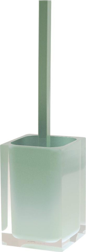 gedy Ra33 07 Porta Scopino Wc Da Appoggio Rainbow Colore Verde 9,8 X 9,8 X 37,5 Cm - Ra33 07