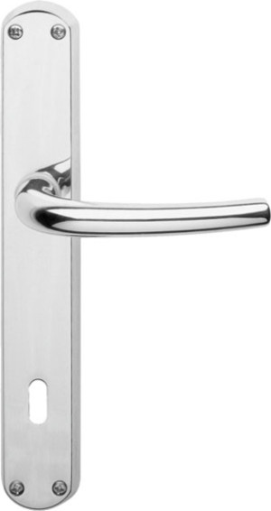 ghidini 55744087003 Maniglia Milena Ottone Cro Sat Placca 8x70 - 55744087003
