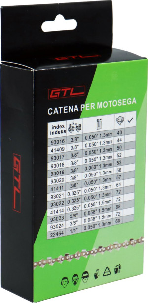 gtl 3/8_56 Catena Motosega Passo 3/8 Spessore 1.3 Mm Maglie 56