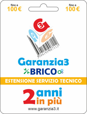 garanzia 3 G2bpdit100 Brico - Estensione Del Servizio Tecnico Fino A 100,00 Euro - Garanzia3