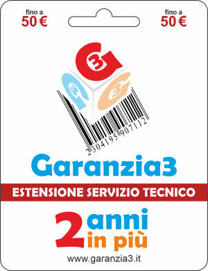 garanzia 3 G2pdit50 Estensione Del Servizio Tecnico 2 Anni Fino A 50,00 Euro - Garanzia3