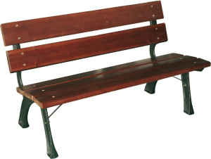 garden de luxe Hyde Park Junior Panchina Da Giardino In Legno/ghisa Dimensioni 122x59x70 Cm Colore Legno - Hyde Park Junior