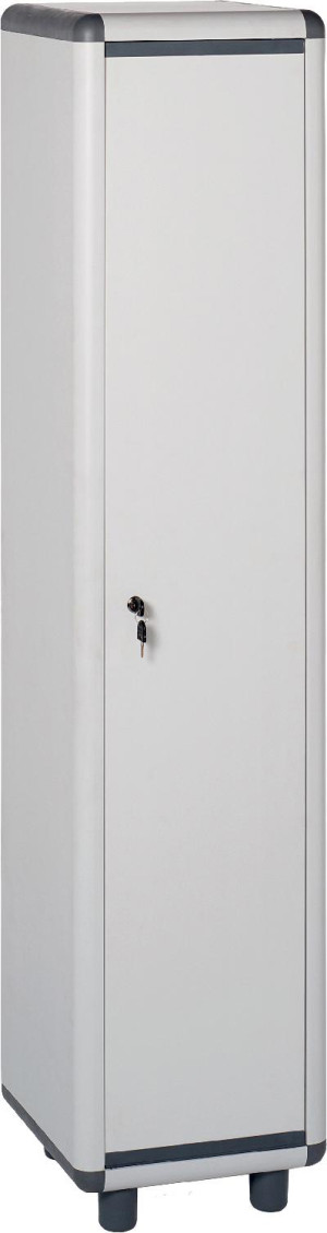 garofalo V01.01.013 Armadietto Spogliatoio In Metallo 1 Anta Dimensioni 39x39x175 Cm Colore Grigio