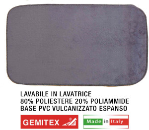 gemitex P501103 Tappeto Merlino Cm 50x110 Antracite - P501103