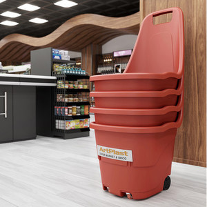 artplast Shopro Carrello Trolley Da Giardino Multiuso Portatutto In Resina - Shopro