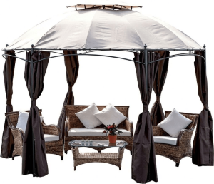 giardini del re Telo Laterale Gazebo Gotic Set 6 Teli Per Gazebo 3x2 Mt Laterali Per Gazebo Gotic