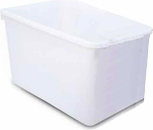 giganplast 250p3 Bacinella Rettangolare 100 Lt 80x52x40 H Colore Bianco - 250p3