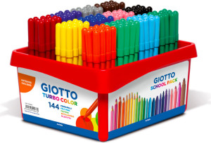 giotto 523800 Turbo Color Marcatore Multicolore 144 Pezzi - 523800