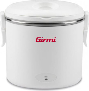 Girmi Sc0201 Outlet - Scaldavivande Capacità 0,7 Litri Acciaio Inox Colore Bianco - Sc02 Vivandiere 2in1