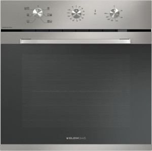 glem gas Gfx62ix-S3 Forno Elettrico Da Incasso Ventilato Multifunzione Con Grill 64 Litri 60 Cm Classe A Colore Acciaio Inox - Gfx62ix-S3