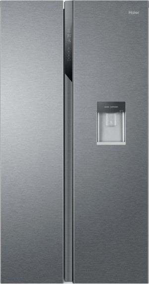 HAIER Hsr3918ewpg Hsr3918ewpg Frigorifero Americano Side By Side Capacità 521 Litri Classe E Raffreddamento No Frost Colore Inox