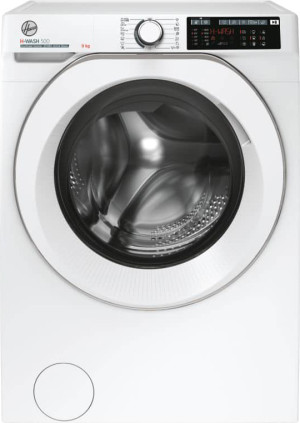 Hoover Hw49amc/1-S Hw49amc/1-S Lavatrice 9 Kg Classe Energetica A Profondità 53 Cm Centrifuga 1400 Giri Inverter Funzione Vapore Wi-Fi Wh-Wash 500