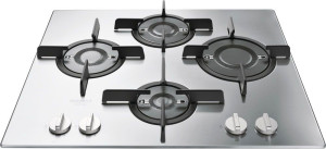 Ariston Ftghl 641 D/ix/ha Ftghl 641 D/ix/ha Piano Cottura 4 Fuochi A Gas 60 Cm Griglie In Ghisa (Bruciatore Direct Flame) Colore Inox