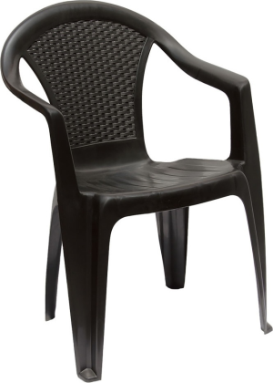 ipae progarden Kora-Bianca Sedia Per Esterni Impilabile In Polipropilene Dimensioni 55x54x82 Cm Colore Bianco - Kora