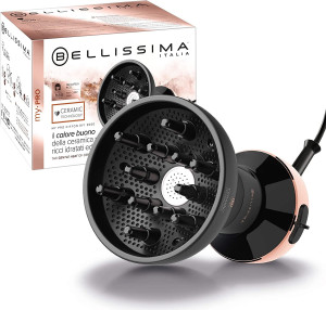 Imetec 11799 Diffusore Capelli Elettrico Phon Ceramico 700 Watt 2 Velocità - 11799 Bellissima
