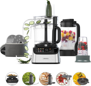 Kenwood Fdm73.850ss Robot Da Cucina Multifunzione Capacità 3 Litri 8 Velocità Potenza 1000 Watt Colore Inox - Fdm73.850ss