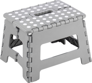 king home S1407115/g Sgabello Pieghevole Clic-Clac Colore Grigio - S1407115/g