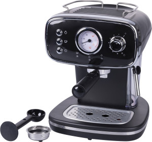 kooper 5917191 Macchina Caffè Automatica Espresso Erogatore Di Vapore Caffè In Grani Colore Nero - 5917191