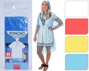 koopman R17900120 Impermeabile Tascabile Monouso Poncho Taglia Unica - R17900120