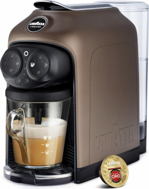 18000286 Desea - Macchina Caffé Espresso Capsule Lavazza A Modo Mio Con Cappuccinatore Colore Marrone