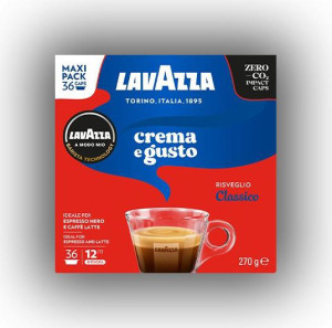 Cremegusto/36 Capsule Lavazza A Modo Mio Gusto Crema E Gusto Confezione Da 36 Capsule
