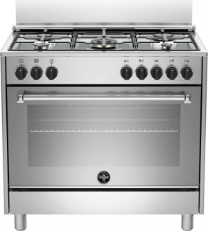 la germania Amn965exv Cucina A Gas 5 Fuochi Forno Elettrico Multifunzione Libera Installazione Larghezza X Profondità 90x60 Classe Energetica A Colore
