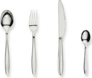 lagostina 014425650524 Servizio Di Posate Da 24 Per 6 Persone In Acciaio Inox 18/10 Forchette/coltelli/cucchiai/cucchiaini - 014425650524 Luisa