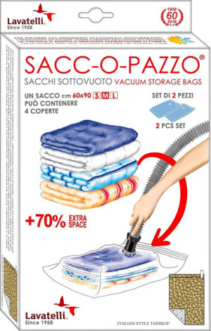 lavatelli 525 Sacco Abiti Sottovuoto Pz.2 60x 90 - 525