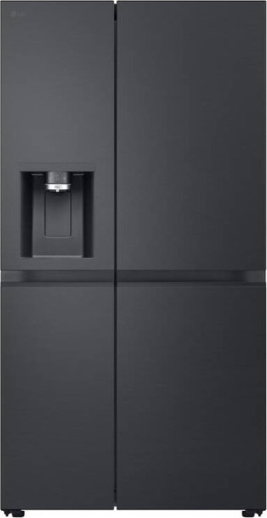 LG Gsle91evac Frigorifero Americano Side By Side Capacità 628 Litri Classe Energetica C Raffreddamento No Frost Colore Black Steel - Gsle91evac