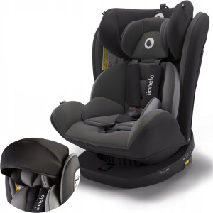 lionelo Lo-Bastiaan-Gb Seggiolino Auto 0-36 Kg Isofix / 0m - 12 Anni / 40-150 Cm / Gruppo 1-2-3 / Girevole 360° Colore Grigio - Bastiaan I-Size