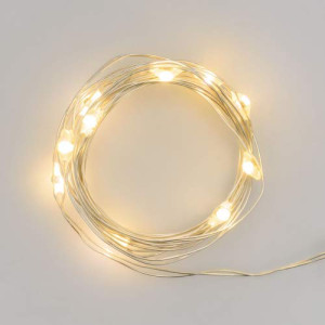 lotti 65734 Catena Di Luci Lineare 20 Microled Bianco Caldo 2 M A Batteria - 65734