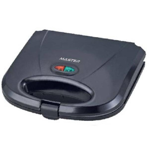 master Bs1000 Tostapane Tostiera Piastra Per Toast Antiaderente Potenza 1000 Watt Colore Nero - Bs1000