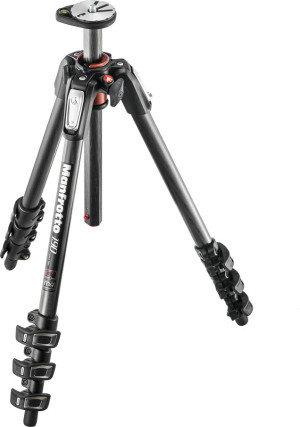 Manfrotto Mt190cxpro4 Treppiede Senza Testa Treppiedi Serie 190 Carbonio 4 Sezioni - Mt190cxpro4