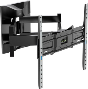 Meliconi 480874 Supporto Tv Parete Staffa Girevole Per Televisori Da 32" A 85" Peso Max 55 Kg Colore Nero - 480874