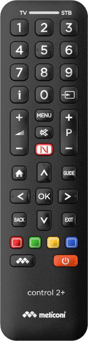 Meliconi 808038 Telecomando Universale 2 In 1 Colore Nero - 808038