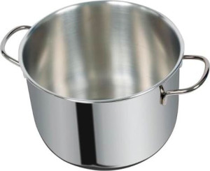 metalsomma 302/24 Pentola A Induzione In Acciaio Inox Con Triplo Fondo Superthermical Cm 24 2 Manici - Dune