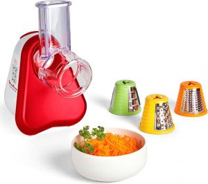 Moulinex Dj753510 Tritatutto 3 In 1 Multifunzione Potenza 200 Watt Grattugia Affetta Gratta - Dj753510 Fresh Express