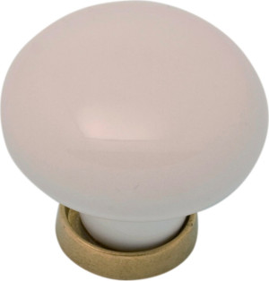 nbrand P04000006 Pomolo Porcellana Tondo Con Base F / 3 Mm 31 Pezzi 25 - P04000006