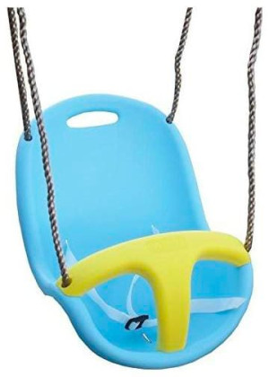 new plast 9710 Seggiolino Bambini Per Altalene Completo Di Corde Cinturone Di Sicurezza Colori Assotiti - 9710
