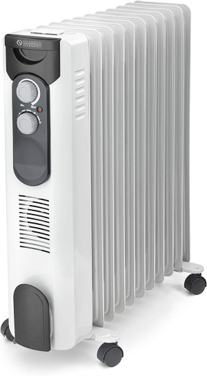 Olimpia Splendid Caldorad 11 Radiatore Termosifone Elettrico Ad Olio Stufa Portatile Basso Consumo 11 Elementi Potenza 2500 Watt Con Termostato -