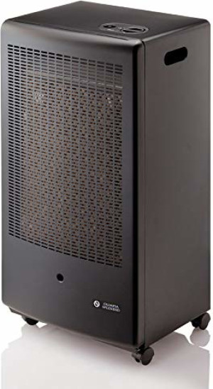 Olimpia Splendid 99383 Stufa A Gas Per Bombola Gpl Catalitica Portatile Potenza 3.1 Kw Volume Riscaldabile 80 M3 Colore Nero - 99383 Stovy