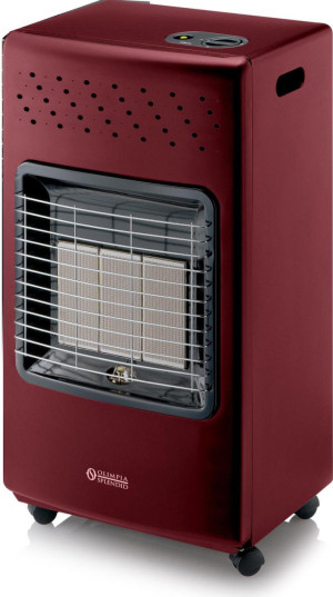 Olimpia Splendid Stovy Infra Stufa A Gas Per Bombola Gpl Infrarossi Portatile Potenza 4.2 Kw Colore Bordeaux - 99273 Stovy Infra