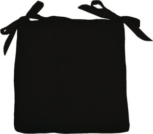 olibò Cuscino Nero Cuscino Soft Con Lacci 40x40xh6 Cm Colore Grigio Scuro - Cuscino Grigio Scuro