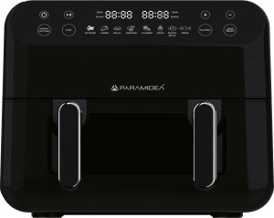 pyramidea Af1220b Friggitrice Ad Aria Multifunzione Capacità 12 Litri Potenza 2400 Watt Con Timer E Termostato Regolabile Colore Nero - Af1220b